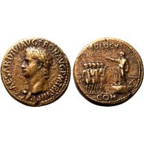 A Cast Copy: Caligula Brass Paduan 'Sestertius'.
