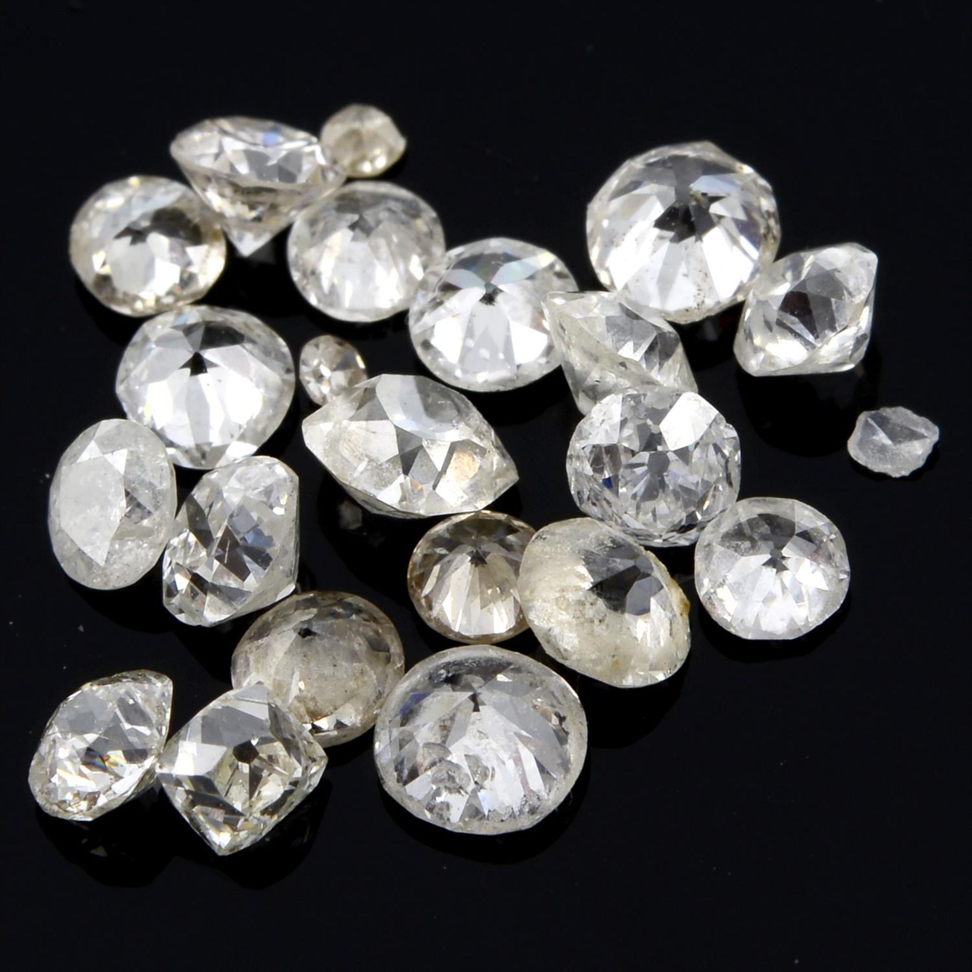 Assorted vari-shape diamonds, 2.00ct