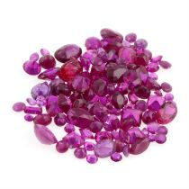 Assorted rubies, 27.58ct