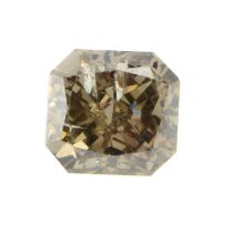 Rectangular-shape diamond, 0.57ct