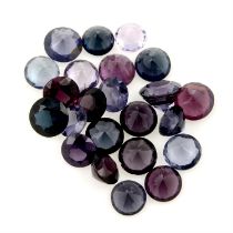 Assorted vari-hue spinels, 20.04ct