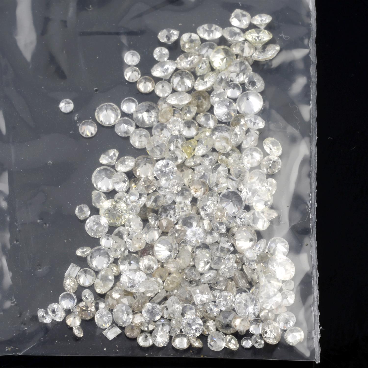 Assorted vari-shape diamonds, 9.63ct