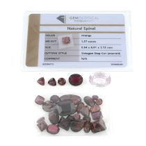 Assorted gemstones, 114ct