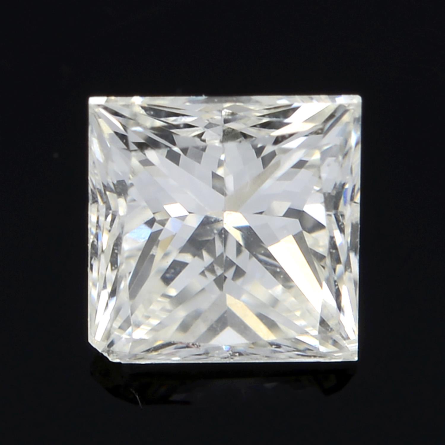 Square-shape diamond, 0.27ct