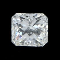 Square-shape diamond, 0.33ct
