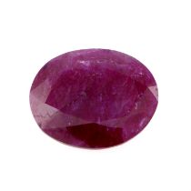 Oval-shape ruby, 13.41ct