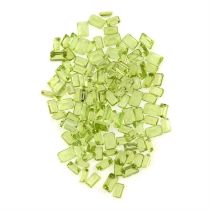 Assorted rectangular-shape peridots, 50.79ct