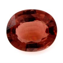 Oval-shape pink tourmaline, 4.42ct