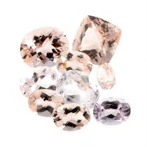 Assorted morganites, 19.33ct