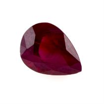 Pear-shape ruby, 1.03ct