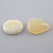 Two vari-shape opals, 32.26ct