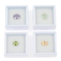 Four vari-hue sapphires, 6.03ct