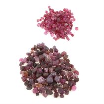 Assorted spinel crystals, 292.2ct