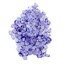 Assorted oval-shape tanzanites, 40.02ct