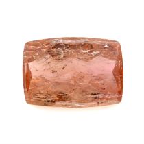 Cushion-shape topaz, 15.36ct