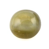 Cat's-eye chrysoberyl cabochon, 3.39ct