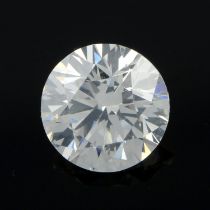 Brilliant-cut diamond, 0.70ct. GIA inscribed