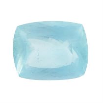 Rectangular-shape aquamarine, 21.98ct