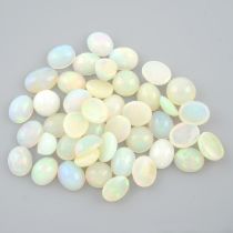 Assorted opal cabochons, 101.85ct