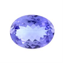 Oval-shape tanzanite, 1.35ct