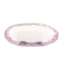 Oval-shape pink topaz, 2.94ct