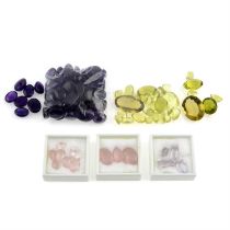 Assorted amethysts and citrines, 511.9g