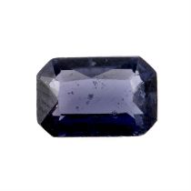 Rectangular-shape blue spinel, 1.36ct