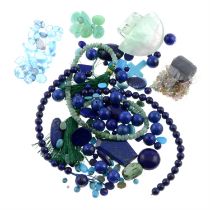 Assorted gemstones, 165g