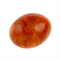 Fire opal cabochon, 5.31ct