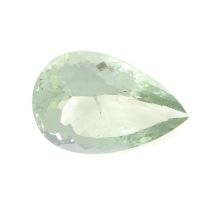 Pear-shape green beryl, 11.34ct