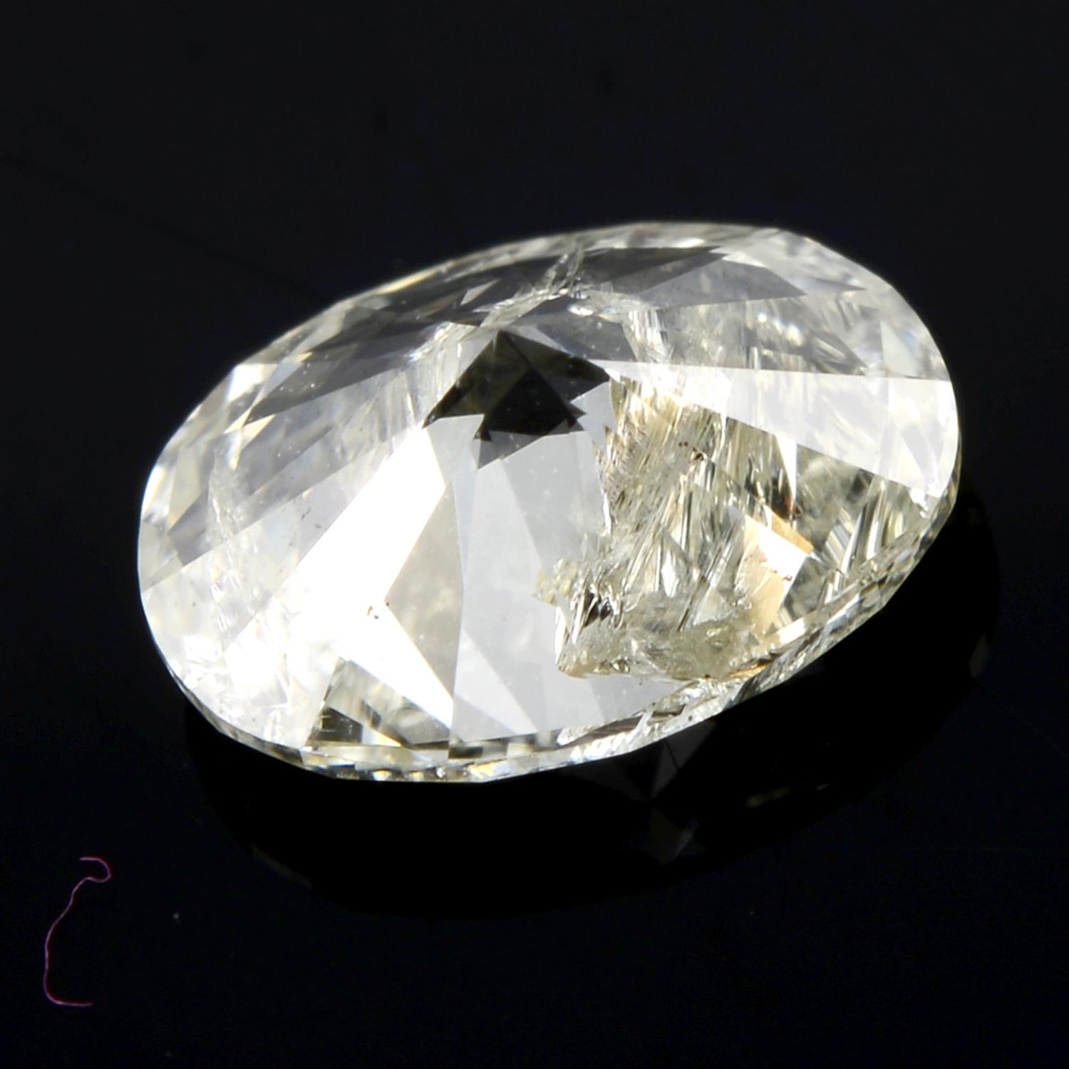 Oval-shape diamond, 0.58ct - Image 2 of 2