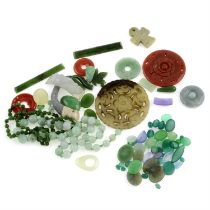 Assorted gemstones, 190g