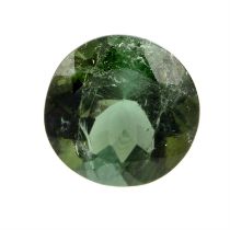 Circular-shape green tourmaline, 2.67ct