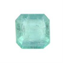 Rectangular-shape emerald, 1.83ct