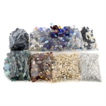 Assorted gemstones and beads, 4.30kg