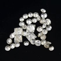 Assorted vari-shape diamonds, 0.49ct