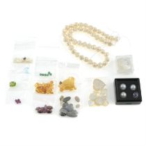 Collection of gemstones, 15g