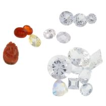 Assorted gemstones, 72.92ct