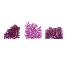 Assorted rubies and pink sapphires, 43.06ct