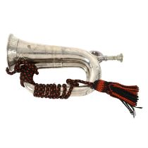 Victorian 5th Bucks Volunteer Corps silver bugle.