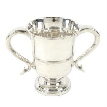 George III silver twin-handled loving cup.