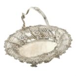 George II silver cake basket.