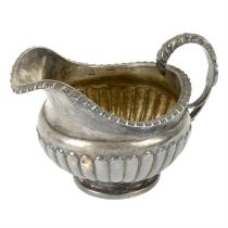 George III silver cream jug.