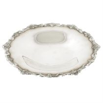 1930's silver pedestal dish.