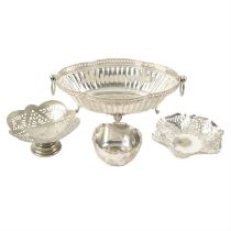 A quantity of silver plated items, to include WMF dish, etc.
