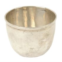 Early Britannia silver tumbler cup.