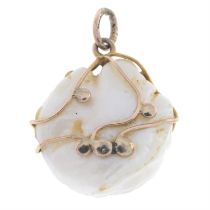 Early 20th century gem pendant, Murrle Bennett&Co