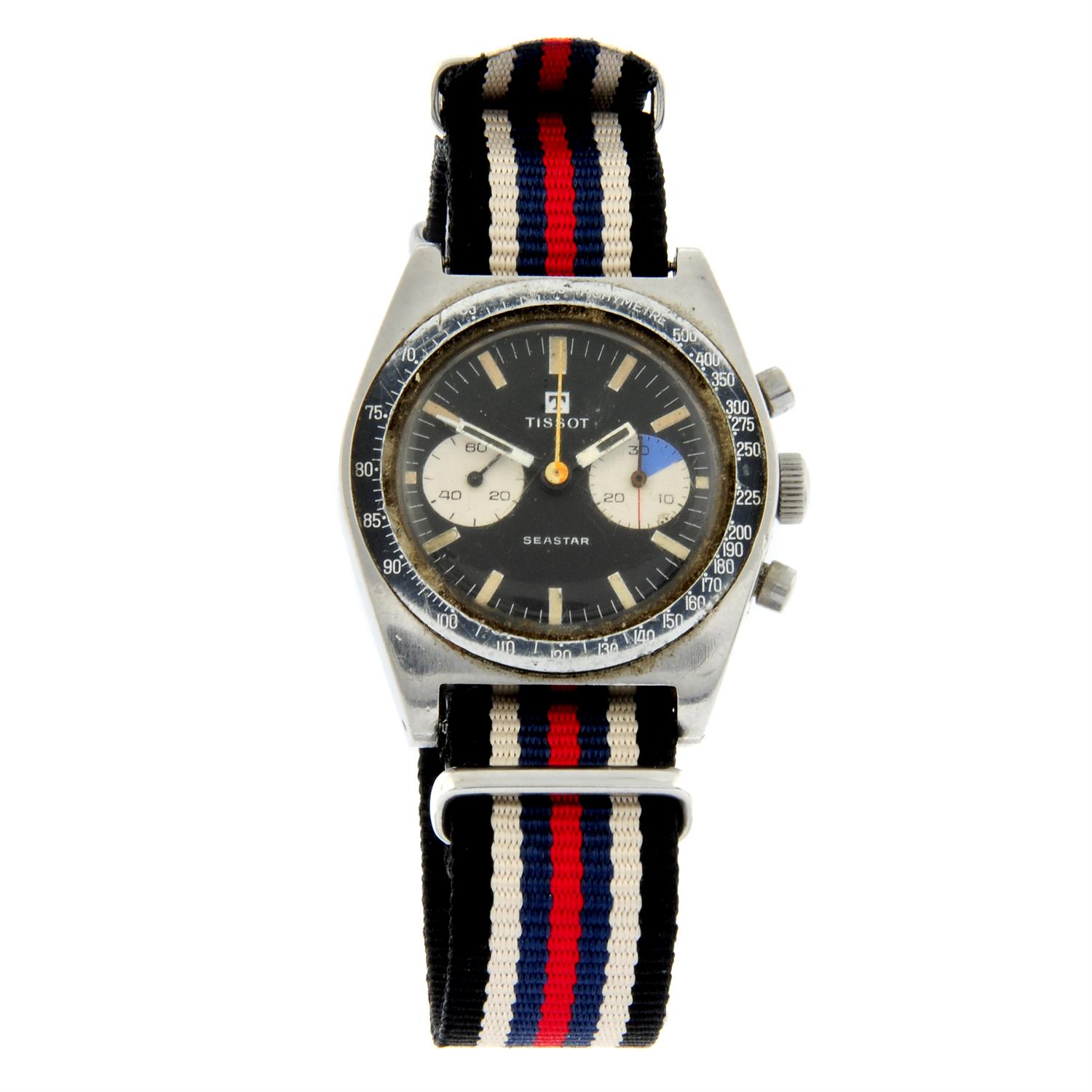 Tissot - a Seastar chronograph watch, 36mm.