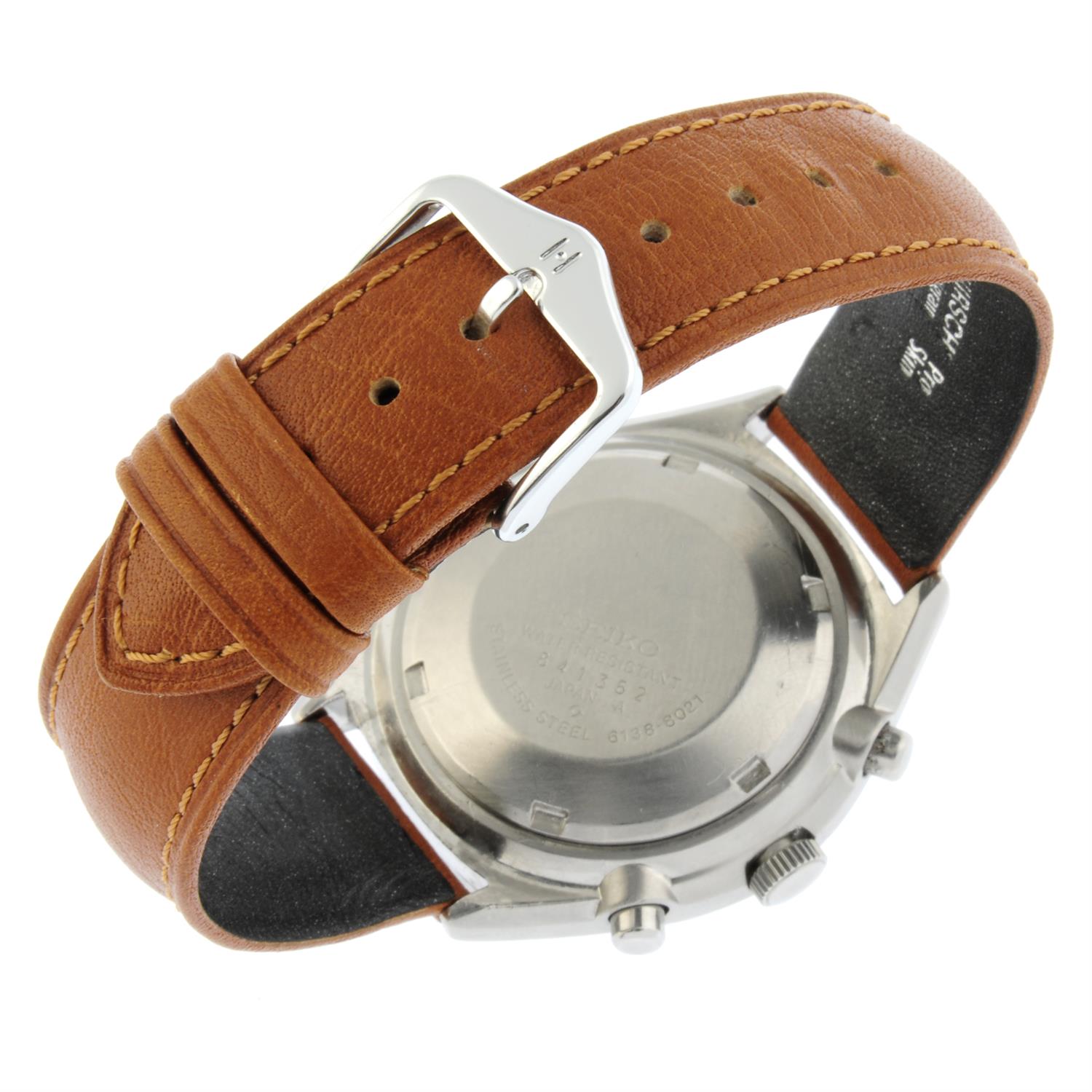 Seiko - a 'Panda' chronograph watch, 40mm. - Image 2 of 5