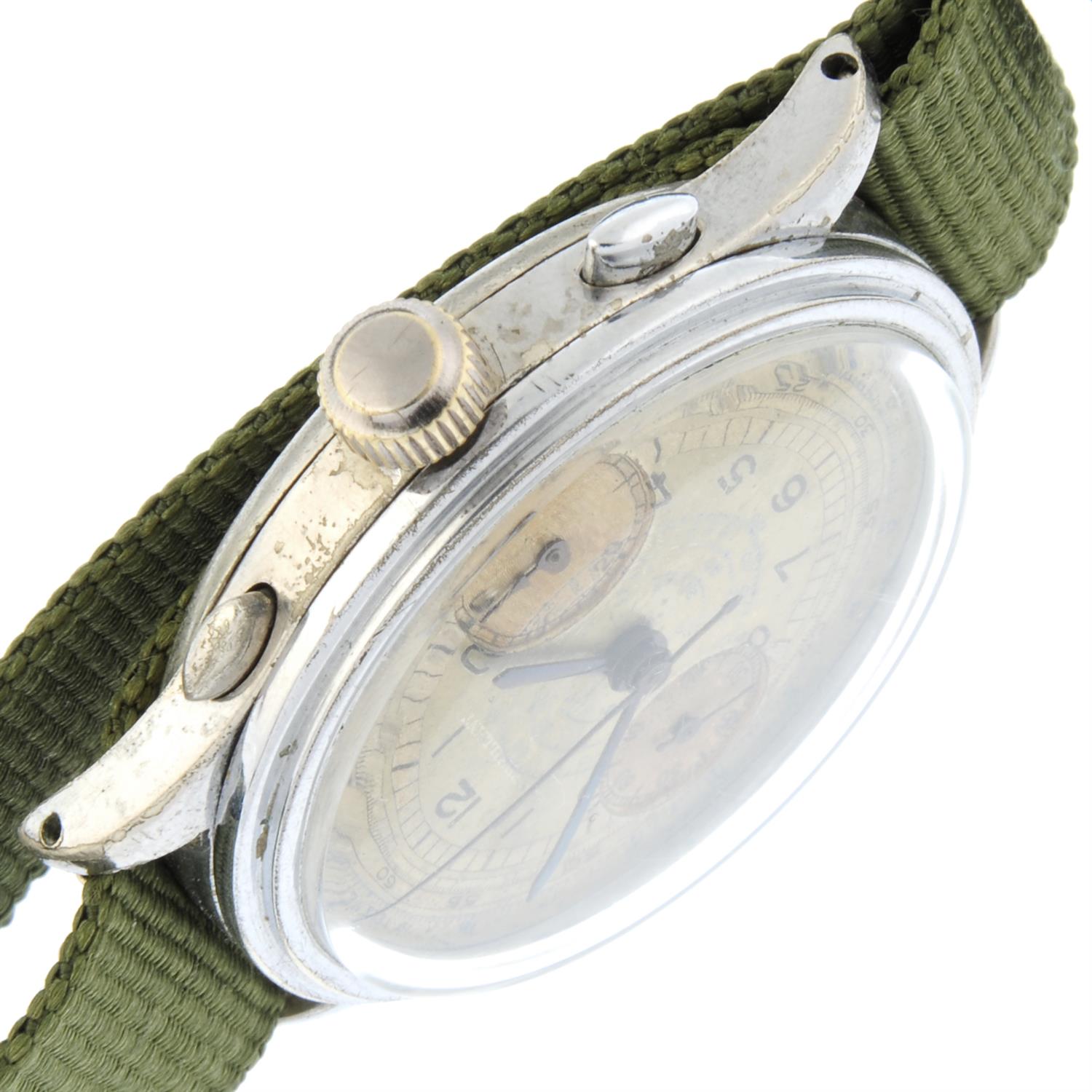 Montbrillant - a chronograph watch, 37mm. - Image 3 of 4